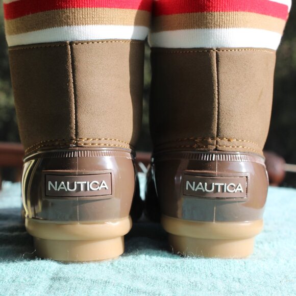 NAUTICA Women's Insulated Waterproof Duck Boots Size 9 NEW - Picture 10 of 14